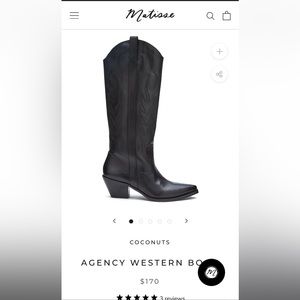 Coconuts by Matisse Agency Western Boot